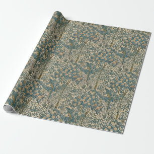 Walter Crane Vintage Art Nouveau Ara-Muster Geschenkpapier
