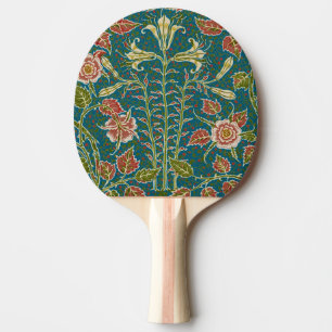 Walter Crane Vintage Lily und Rose Floral Tischtennis Schläger