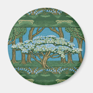 Walter Crane Vintage-May-Baum-Wald-Wallpaper Magnet