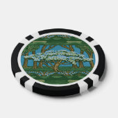 Walter Crane Vintage-May-Baum-Wald-Wallpaper Pokerchips (Einzeln)