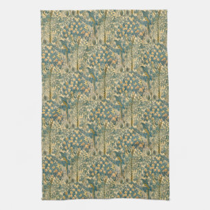 Walter Crane - Vintages Art Nouveau Macaw Muster Geschirrtuch