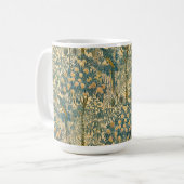 Walter Crane - Vintages Art Nouveau Macaw Muster Kaffeetasse (Vorderseite Links)