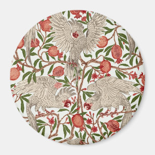 Walter Crane Weißer Kakadu Rote Granatapfel Kunst Magnet