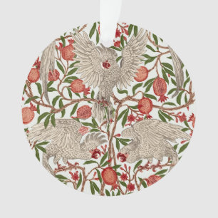 Walter Crane Weißer Kakadu Rote Granatapfel Kunst Ornament