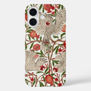 Walter Crane Weißer Kakadu Roter Granatapfel Kunst iPhone 16 Hülle