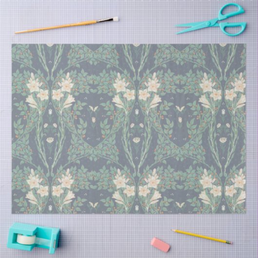 Walter Crane White Francesca Seidenpapier (Basteln)