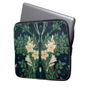Walter Crane White Lily-Blue Back Laptopschutzhülle (Vorderseite Links)