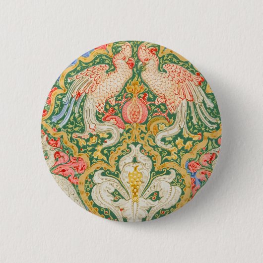 Walter Cranes Cockatoo Garden Button (Vorderseite)
