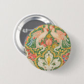 Walter Cranes Cockatoo Garden Button (Vorne & Hinten)