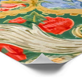 Walter Cranes Cockatoo Garden Poster (Ecke)