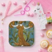 Walter Cranes Flora Art Nouveau Pappteller (Party)