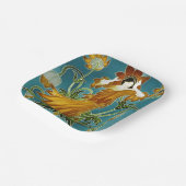 Walter Cranes Flora Art Nouveau Pappteller (Gewinkelt)