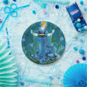 Walter Cranes Flora Art Nouveau Pappteller (Party)