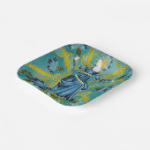 Walter Cranes Flora Art Nouveau Pappteller (Gewinkelt)