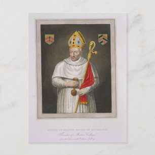 Walter de Merton (d.1277), nach einem Gemälde im Postkarte