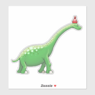 Walter der Dinosaurier Aufkleber