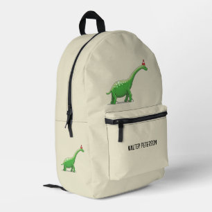 Walter der Dinosaurier Bedruckter Rucksack