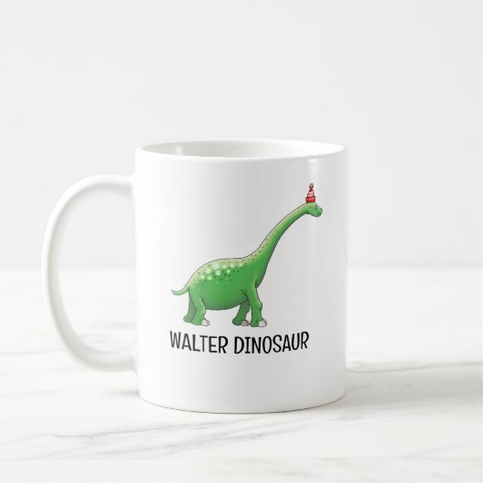 Walter der Dinosaurier Kaffeetasse (Links)