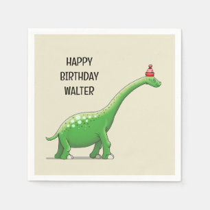 Walter der Dinosaurier Serviette