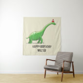 Walter der Dinosaurier Wandteppich (Beispiel)