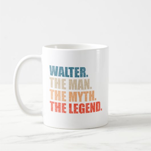Walter der Mann die Legende Kaffeetasse (Links)