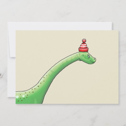 Walter die Dinosaurier Danke-Karte Dankeskarte (Rückseite)