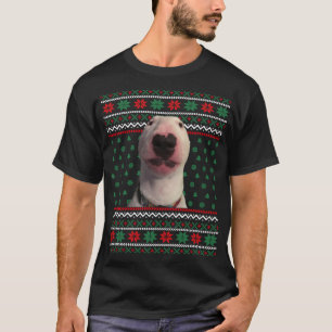 Walter Dog Meme Ugly Christmas Sweater Xmas Funny T-Shirt