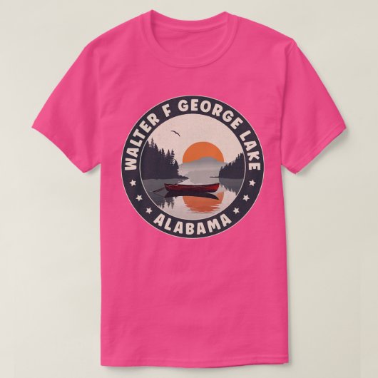 Walter F George Lake Alabama Sunset TShirt (Design vorne)