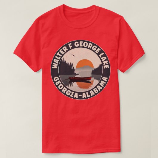 Walter F George Lake GeorgiaAlabama TShirt (Design vorne)
