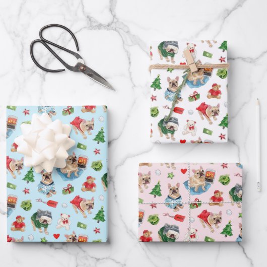 Walter Good Boy Holiday Wrapping Paper Geschenkpapier Set (Vorderseite)