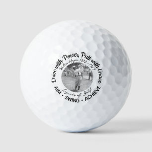 Walter Hagen Motivierend Golfbälle mit Inspiration
