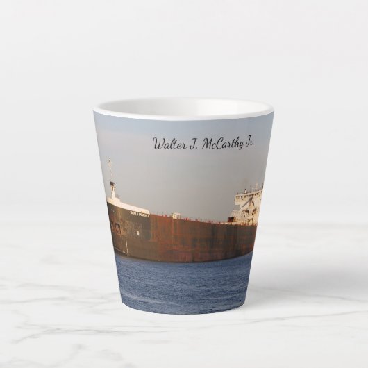 Walter J. McCarthy Jr. Latte Tasse (Vorderseite)