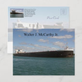 Walter J. McCarthy Jr. Postcard Postkarte (Vorne/Hinten)