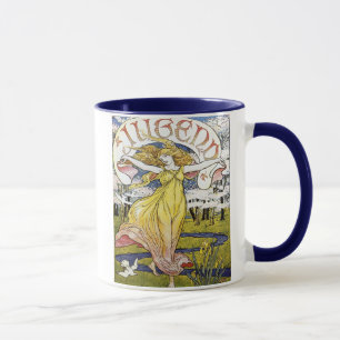 Walter-Kran "Jugend" Kunst Nouveau Tasse