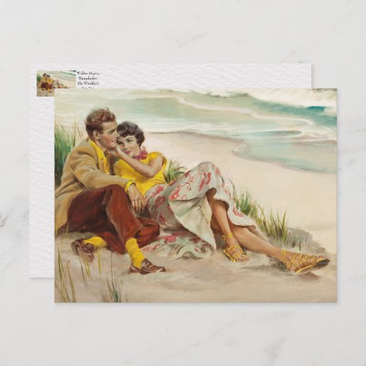 Walter Martin Baumhofer, er würde nicht Ja sagen Postkarte (Vorne/Hinten)