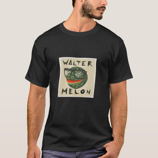 Walter-Melone der Wassermelone-Grafik-T - Shirt (Vorderseite)