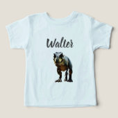 Walter Name mit T Rex Dinosaur, (Design Vorderseite)