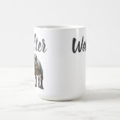 Walter Name mit T Rex Dinosaur, Kaffeetasse (Mittel)