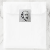 Walter Pater Quadratischer Aufkleber (Tasche)