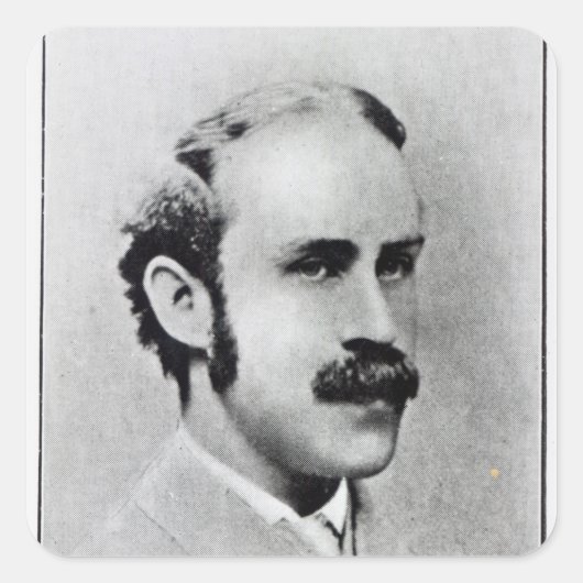 Walter Pater Quadratischer Aufkleber (Vorderseite)