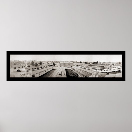 Walter Reed Hospital Foto 1919 Poster (Vorne)