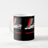 Walter Rohrl Pikes Peak 87 Essential T Shirt Kaffeetasse (Vorderseite Links)