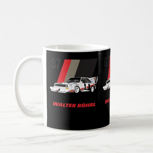 Walter Rohrl Pikes Peak 87 Essential T Shirt Kaffeetasse (Links)