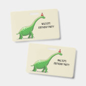 Walter the Dinosaur Ausweis (Vorder- & Rückseite)