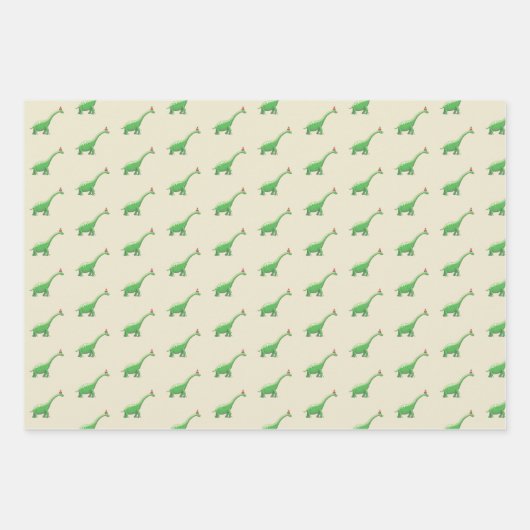 Walter the Dinosaur Geschenkpapier Set (Vorderseite 3)