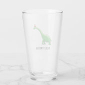 Walter the Dinosaur Glas (Rückseite)