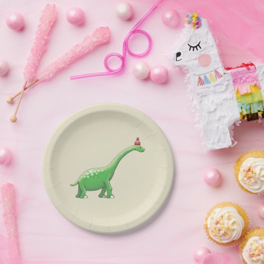 Walter the Dinosaur Pappteller (Party)