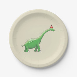 Walter the Dinosaur Pappteller