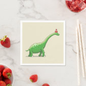 Walter the Dinosaur Serviette (Beispiel)