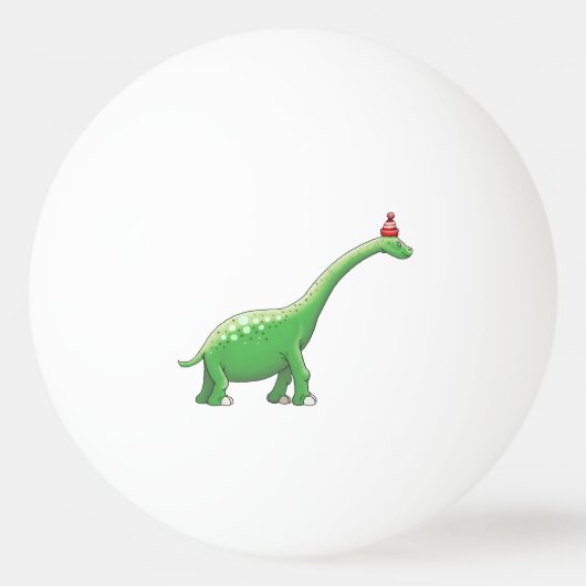 Walter the Dinosaur Tischtennisball (Vorderseite)
